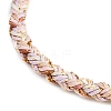 4MM Braided Nylon Cord Bracelets FIND-A057-01G-17-2