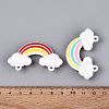 Opaque Acrylic Enamel Big Pendants OACR-N162-03-4