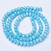 Electroplate Glass Beads Strands LS-EGLA-A034-P8mm-B15-2