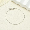 Brass Cable Chains Bracelets for Women BJEW-G735-09P-3