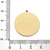 304 Stainless Steel Pendants STAS-Q002-06G-3