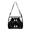 Cat Polyester Shoulder Bags PW-WG04021-05-1