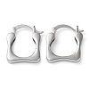Rack Plating Brass Hoop Earrings EJEW-K249-08P-1