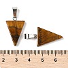 Natural Tiger Eye Pendants G-B127-04P-09-3