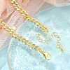 Brass Micro Pave Cubic Zirconia Link Bracelets LS-BJEW-S158-13G-A-3