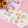 24Pcs 304 Stainless Steel Pendants STAS-TA0001-30G-3