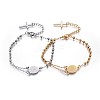 201 Stainless Steel Charm Bracelets BJEW-P258-15-1