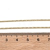 1.2MM 304 Stainless Steel Boston Link Chain Necklaces NJEW-D328-01G-02-3