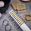 60Pcs Baseball Acrylic Braided Bead Bracelets BJEW-WA0001-05-5