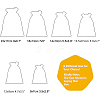 Burlap Packing Pouches Drawstring Bags ABAG-BC0001-02-6