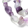 Natural Colorful Fluorite Beads Strands G-P497-01C-18-4