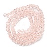 Transparent Glass Beads Strands EGLA-A039-T4mm-D26-2