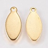 201 Stainless Steel Stamping Blank Tag Pendants STAS-G173-06G-7x15mm-2