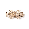 Zinc Alloy Crystal Rhinestone Snap Lock Clasps FIND-WH0008-19G-1