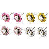 Brass Enamel Stud Earrings KK-CBA8324-27P-2