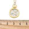 Brass Twelve Constellations Tarot Pendant Necklaces NJEW-Q006-01K-G-3