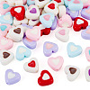 55Pcs 11 Colors Opaque Acrylic Beads OACR-TA0004-79-3