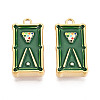 304 Stainless Steel Enamel Pendants X1-STAS-T068-01-1