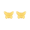 Stylish Stainless Steel Butterfly Stud Earrings for Women's Daily Wear AO7472-2-2