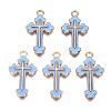 Alloy Enamel Pendants ENAM-S121-059D-1