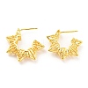 Rack Plating Brass Star Stud Earrings EJEW-A028-36G-1