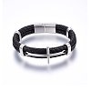 Leather Cord Bracelets BJEW-G603-09P-1