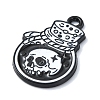 Halloween Theme Alloy Enamel Pendants FIND-Q102-01C-2