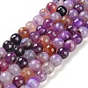 Natural Agate Beads Strands G-M437-C01-01O-2
