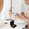 Flocking Earring Storage Boxes CON-WH0086-189-6