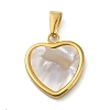 Resin Imitation White Shell Pendants STAS-R229-10D-G-1