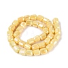 Anti-Tarnish Electroplate Glass Beads Strands EGLA-N027-03A-08-2