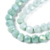 Anti-Tarnish Electroplate Glass Beads Strands EGLA-ZX010-6mm-11-5