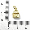 Brass Micro Pave Claer Cubic Zirconia Charms KK-H475-50G-09-3