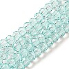 Transparent Baking Paint Glass Beads Strands DGLA-A034-T4mm-D01-1