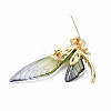 Bling Dragonfly Resin Brooch JEWB-N007-021-FF-5