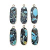 Dyed Synthetic Imperial Jasper Pendants GG-CBAA20A-05G-01-1