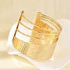 Alloy Open Cuff Bangles LS-BJEW-K272-01G-4