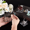 3Pcs 3 Styles Square Acrylic Base Display Easel Stands ODIS-GA0001-60-3