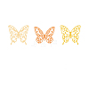 6Pcs 3 Styles Hollow Butterfly Scrapbook Paper Pads SCRA-PW0005-08A-1