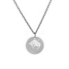 Stainless Steel 12 Constellation Pendant Necklaces for Sweater FZ0908-5-1