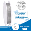 Tiger Tail Wire 304 Stainless Steel Beading Wire TWIR-WH0002-24C-2