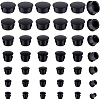 BENECREAT 380Pcs 7 Style Plastic Hole Plugs AJEW-BC0003-25-1