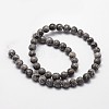 Natural Map Stone/Picasso Stone/Picasso Jasper Beads Strands G-G735-27-10mm-2