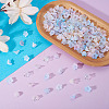 180Pcs 6 Styles Acrylic Bead Caps OACR-TA0004-44-5