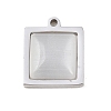 303 Stainless Steel Pave Cat Eye Pendants STAS-K325-05P-02-1
