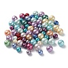 Eco-Friendly Dyed Glass Pearl Round Bead Strands HY-X0006-6-8mm-4