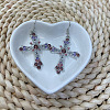 Cross Bohemian Style Alloy Crystal Rhinestone Dangle Earrings FS-WG32634-01-2