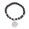 6Pcs Halloween Alloy Charms Bracelets BJEW-JB12099-3