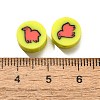 Handmade Polymer Clay Beads CLAY-R006-04-3