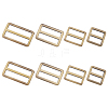 8Pcs 4 Styles Alloy Slider Buckles FIND-GF0007-01AB-1